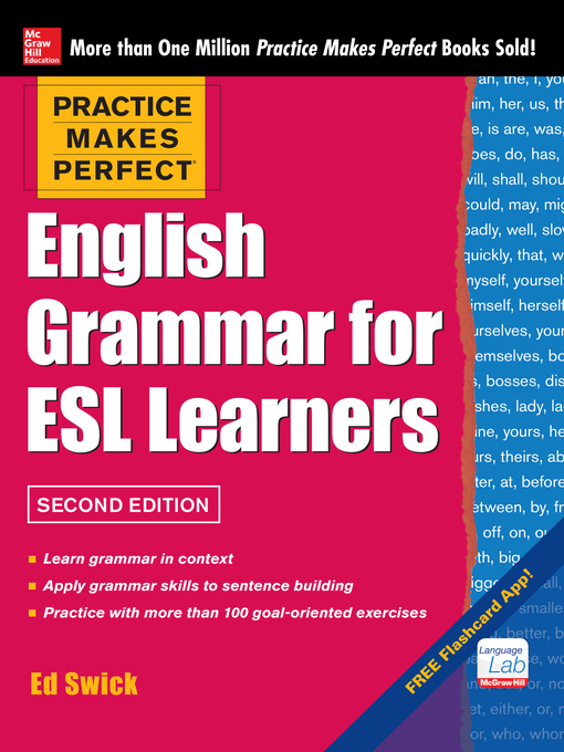 Title details for Practice Makes Perfect English Grammar for ESL Learners by Ed Swick - Wait list